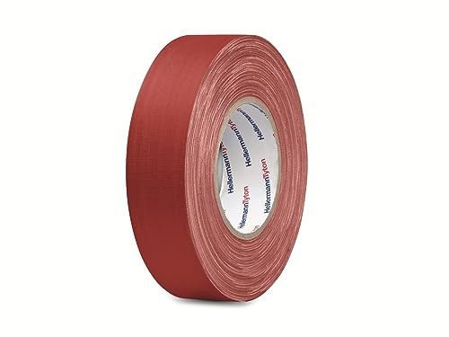 HELLERMANN TYTON 712-00201 Klebeband für Büro-Schreibtischbänder (rot)