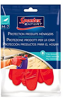 SPONTEX EXPERT Gants Protection Produits Ménagers M-7