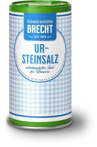 Gewürzmühle Brecht Ur-Steinsalz, 250g | Naturbelassenes Steinsalz aus Deutschland