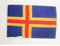 AZ FLAG - Flagge Aland - 45x30 cm Mit Kordel - Aland Fahne 30 x 45 Cm - Flaggen