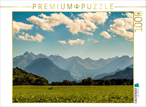 CALVENDO Puzzle Allgäublick nähe Oberstdorf | 1000 Teile Lege-Größe 64 x 48 cm Foto-Puzzle für glückliche Stunden