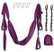 Aerial Yoga Swing Set with 2 Extension Straps - Anti-Gravity Aerial Yoga Hammock Sling for Inversion Exercises, Indoor Outdoor Home Gym Fitness Equipment