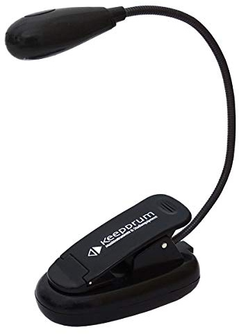 keepdrum Clip-Leselampe Leselicht LED-Lampe Klemmleuchte Buchlampe