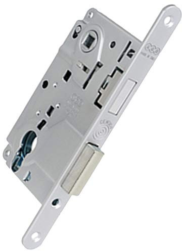 Agb Serratura di Sicurezza Centro Yale Frontale 18 mm Entrata 50 Cromo Satinato