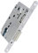 Agb Serratura di Sicurezza Centro Yale Frontale 18 mm Entrata 50 Cromo Satinato