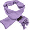 CJ Apparel Lila Herren Einfarbiges Design Mode-Strickschal Schal Herbst Apparel Zweite Wahl NEU