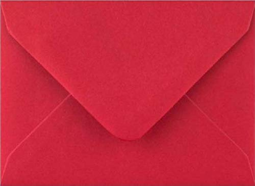 C5 Coloured Envelopes for A5 Greeting Cards Wedding Invitations & Crafts (162x229mm) Pack of 40 (Scarlet Red)