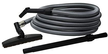 Kit accessori standard per aspirapolvere centralizzato con tubo tradizionale mt 7 e spazzola per legno (7 metri)