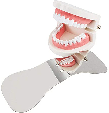 Dental Photography Mirrors Orthodontic Mirror Stainless Steel Single Sided Photographic Occlusal Mirror Mirror Intra-Oral Reflector (D)