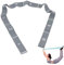 GIMIRO Fitness-Gummiband Segmentiertes Widerstandsband für Yoga Pilates Tanz Stretchband Rehabilitations Spannband (Gray - 10 Loops)