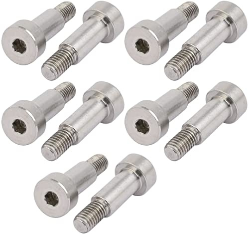 XYWHPGV 304 Edelstahl Innensechskant-Schulterschraube 10mm Schulterdurchmesser 20mm Schulterlänge M8 Gewinde 10 Stück(022c3 eb76f 0e3ab 2a6c9 f77af 79d2d