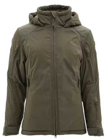 Carinthia MIG 4.0 Jacket Lady - Winddichte, wasserabweisende Winter-Jacke für Damen; dick gefütterte, ultra- leichte Thermo-Jacke mit Kapuze; Oliv