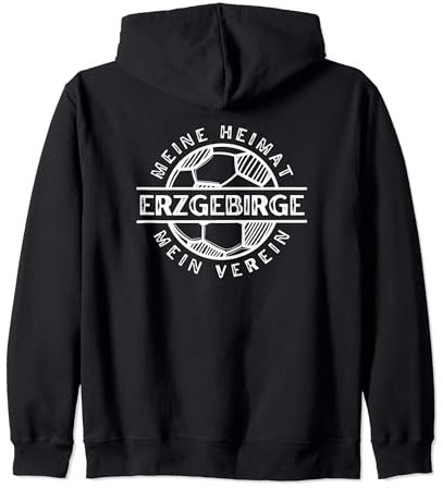 Fussball Kicken Verein Erzgebirge Fan Heimat Aue Lila Kapuzenjacke
