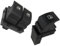 MAIDONG Botonera Elevalunas Para SEAT Para ALTEA Para TOLEDO 1F0959855 Interruptor Ventana Eléctrico Botón Elevación 1K3959857A Negro ON-OFF Pulsador Plástico 2 Vías Montaje de Agujero Pasante