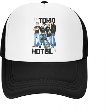 Baseballmütze Tokio Team Tom Kaulitz Trucker Cap Unisex Hip-Hop Dad Hat Racing Cap Verstellbare Snapback Caps Mesh Sommersport Geschenke