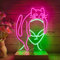 NOXET Alien Neon Schild Alien Neon Lichter Grüne Außerirdischer LED Schild Außerirdischer Neon Sign Green Alien Neonschilder für Zuhause Kinderzimmer Bar Club Schlafzimmer Party Leuchtreklame