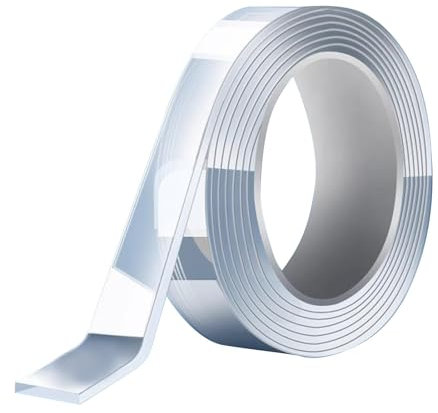 Generisch Doppelseitiges Klebeband Extra Stark Spurloses, Double Sided Tape Transparent Abnehmbar Spurlos Klebeband Doppelseitiges Klebeband Ablösbar Zum Aufhängen Von Bildern, Postern, Teppichen