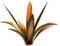 Generisch Eisen Agave Metall Gartenskulptur Outdoor Dekor 9 Blätter Tequila Rustikal Grüne Statue