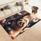 FABTOP Faultier Teppich Wohnzimmer 160x230cm Schlafzimmer kinderteppich Faultier kinderzimmer mädchen Junge