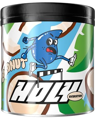 HOLY Hydration Elektrolyte ohne Zucker 'Coconut' - Elektrolyte Sport Pulver Kokos, 50 Portionen - isotonisches Getränkepulver mit Mineralstoffen, vegan & 100% natürliche Fruchtaromen