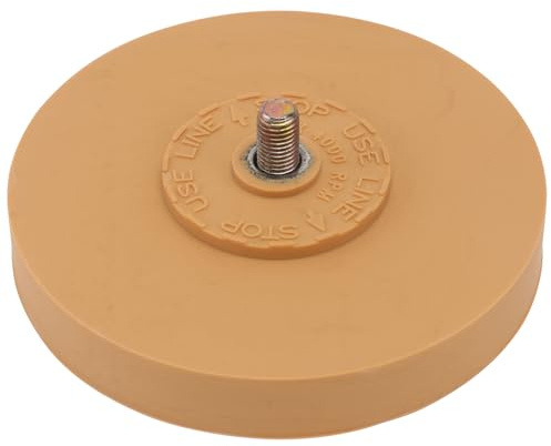 Vaguelly Rubber Grinding Wheel for Glue Removal Car and Decal Adhesive Remover Accessory Compatible with Pneumatic and Electric Drills Compact and Practical Tool for Automotive Surface