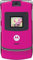 Motorola V3 - Pink - Vodafone Prepay Phone - Free Weekends Offer*