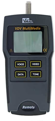 VDV MULTIMEDIA CABLE | Ideal 61-035 E-Z Check Schaltungsprüfer, 125 VAC; überprüft schnell Steckdosen und Schaltungen für Elektriker und
