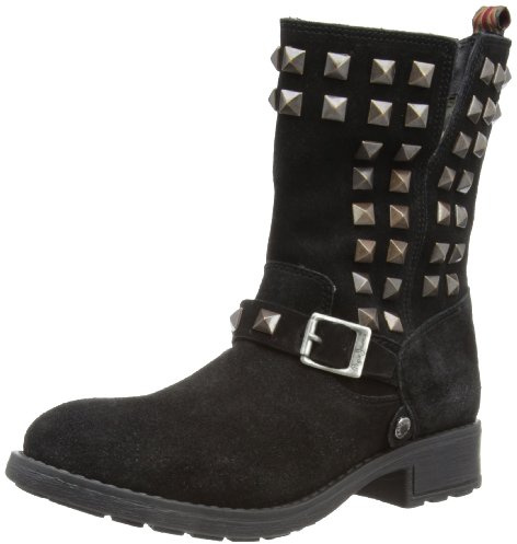 Pepe Jeans Pimlico 2, Stivali da Motociclista Donna, Nero (Nero), 40