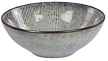 Broste Copenhagen Nordic Sea Schale 17x6cm, Blau-grau