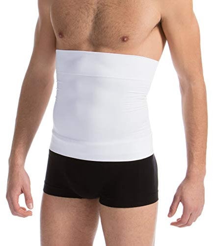 FarmaCell Man 405 (Weiß, L) Figurformende Bauchbinde für Männer