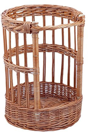Baguettekorb rund, braun, Ø 30cm x H 40cm