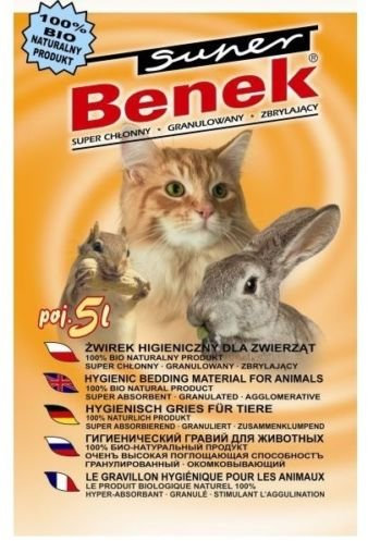 30L SUPER BENEK UNIVERSELL NATÜRLICH Katzenstreu Klumpstreu Einstreu