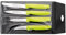 Giesser Koch-/Gemüsemesser-Set 4 teilig Limette, Made in Germany