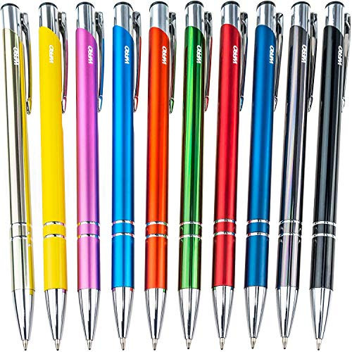 WPRO Kugelschreiber Set Cosima [30-Stück Packung] aus Metall, Hochwertig, Edel, Farbenmix