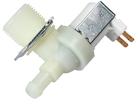 LUTH Premium Profi Parts Electroválvula de 1 Pliegue de 5mm, Lavadora de 11,5mm, lavavajillas de Uso Universal.