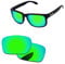 PapaViva Verres de rechange pour lunettes de soleil Oakley Holbrook XL OO9417 59 mm Vert émeraude polarisé