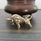 LILOVE Reines Kupfer Messing Stier Anhänger antike kleine Kupfer Stier Anhänger antike Sammlung Bronze Sammlung Dekoration