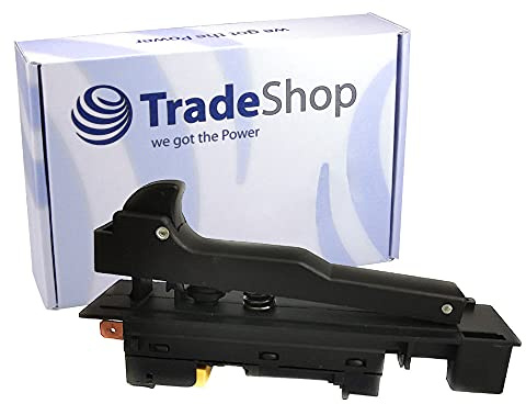 Trade-Shop Ersatz Schalter Elektronikschalter 2 Pins für Makita 9037 9029 9049 9047 9060 ersetzt 650107-8 650102-8 / Winkelschleifer