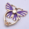 Cell Phone Ring Stand, Butterfly Finger Ring Holder, Hand Grip Compatible with iPhone, Smartphones (Purple)