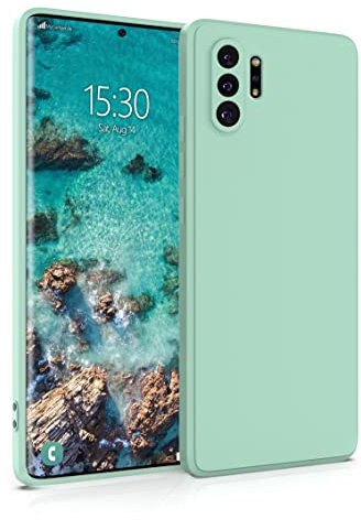 MyGadget Funda para Samsung Galaxy Note 10 Plus en Silicona TPU - Carcasa Slim & Flexible - Case Resistente Antigolpes y Anti choques - Ultra Protectora Verde Menta