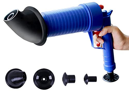 Drain Blaster, Air Power Toilet Plunger, Sink Plunger Pipe Blaster, manueller Pumpenreiniger, Hochdruck-Plunger für Badewanne, Toilette, Waschbecken, Bodenablauf, verstopftes Rohr in der Küche
