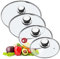 KADAX Lot de couvercles de casserole universels en verre avec poignée, résistants à la chaleur, différentes tailles, couvercle en verre pour casserole, poêle (20+24+26+28 cm, poignée en métal) K8380