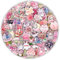 AUCEKO 100 Stück Sakura Aufkleber Pack Cherry Blossom Sticker Set wasserdichte Vinyl Sticker für Laptop Kinder Autos Motorrad Fahrrad Skateboard Gepäck Koffer Computer Aufkleber Graffiti Decal