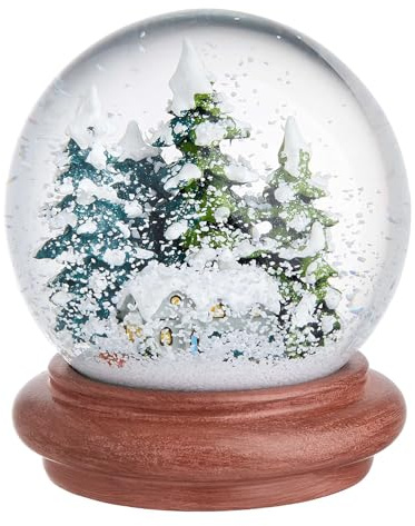 BUTLERS Schneekugel Klarglas - Forest - Tischdeko