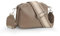 VONAL Umhängetasche Klein Damen Echtes Leder Crossbody Bag Damen Handytasche zum Umhängen, Moderne Handtasche Taschen mit Breitem Schultergurt für Arbeiten Einkaufen Reisen
