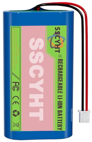 SSCYHT 7.4 Volts 2000mAh 2200mAh 3000mAh 3400mAh 5200mAh 6000mAh Lithium Battery 7.4V Rechargeable Li-ion Battery with XH2.54-2P Plug,2000mAh