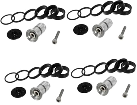 Milisten 4sets Bike Front Fork Gasket Set Mountain Bike Suspension Forks Easy Install for Aluminum