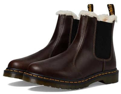 DR. MARTENS Damen 2976 Leonore Dark Khaki Orleans Boots, 38 EU