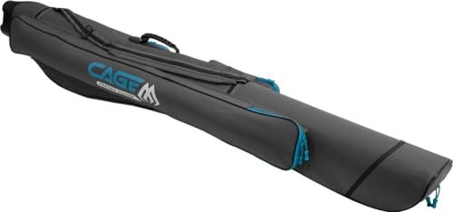 Mikado Rutenfutteral, 2 Fächer, Hardcase 150cm und 175cm, Feederruten-Futteral, Rutentasche (175cm)