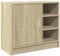 vidaXL Waschbeckenunterschrank, Unterschrank für Badezimmer, Badschrank mit Stauraum, Badezimmerschrank Waschtischunterschrank, Sonoma-Eiche Holzwerkstoff